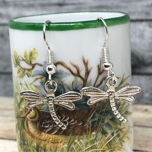 Dragonfly Animal Hook Earrings